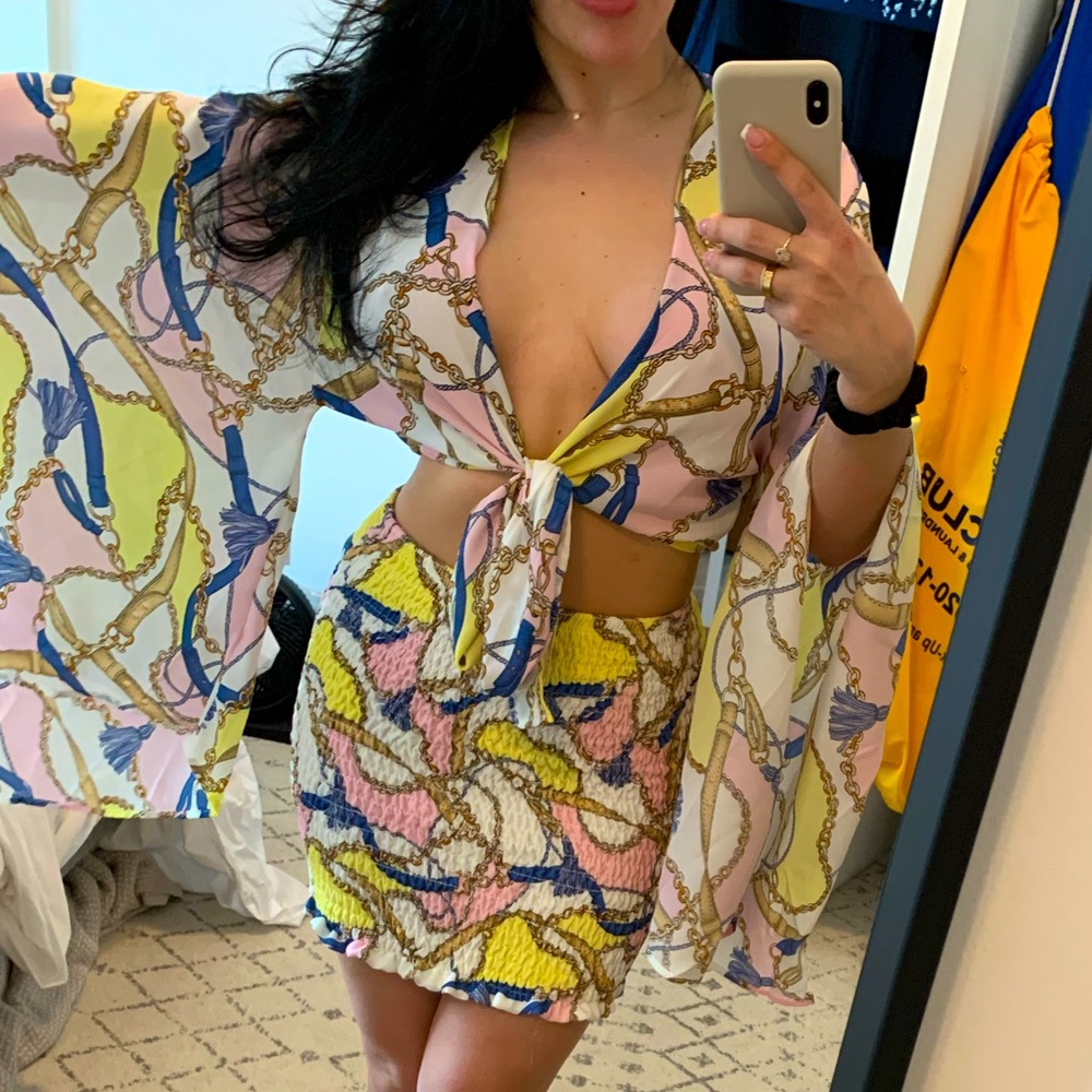 NWT Summer Top & Skirt Set